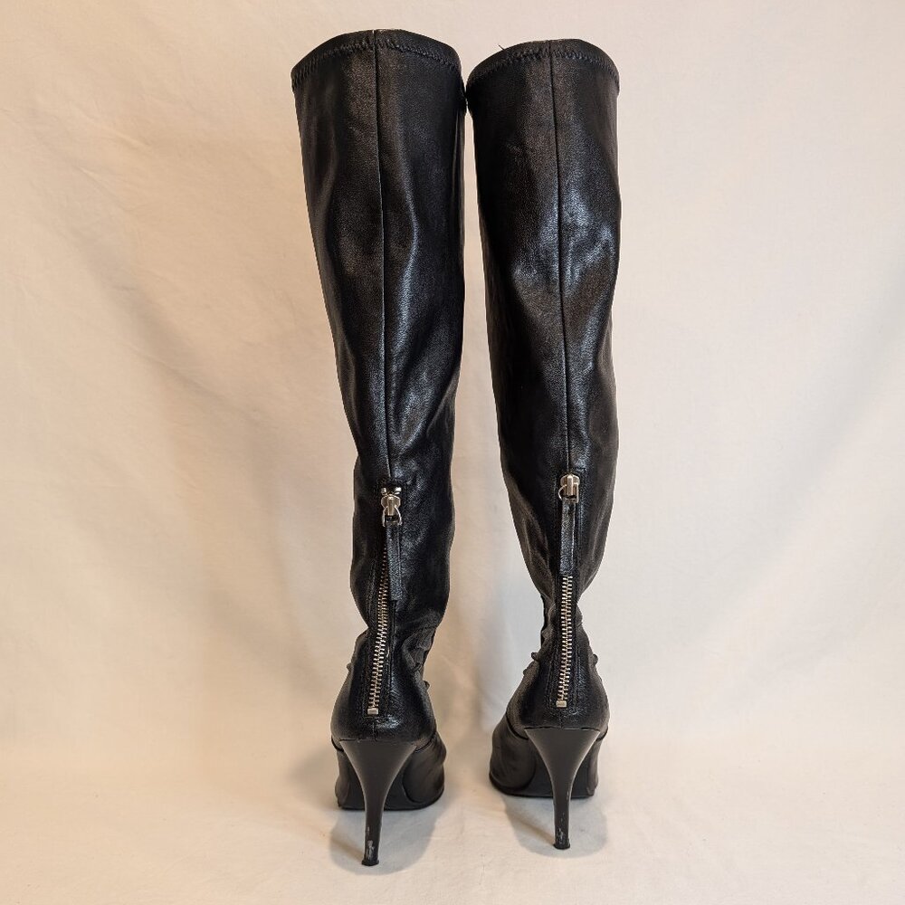 Nine West Fairvinda Women’s Knee High Pointy Toe Stiletto Heel Boots - Picture 6 of 8
